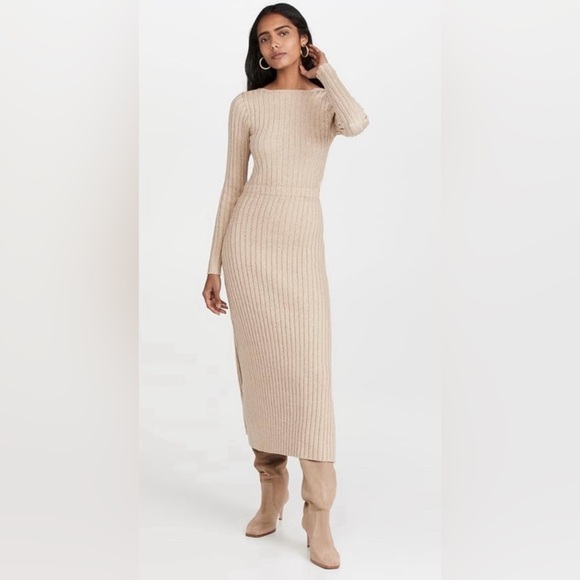 Lioness Dresses & Skirts - Lioness Main Squeeze Midi Dress Oatmeal Size XS
